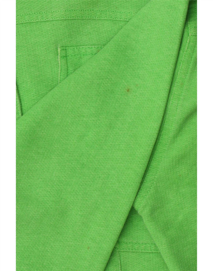 Armani Jeans Damen Crop Bomberjacke IT 44 Mittelgrüne Baumwolle
