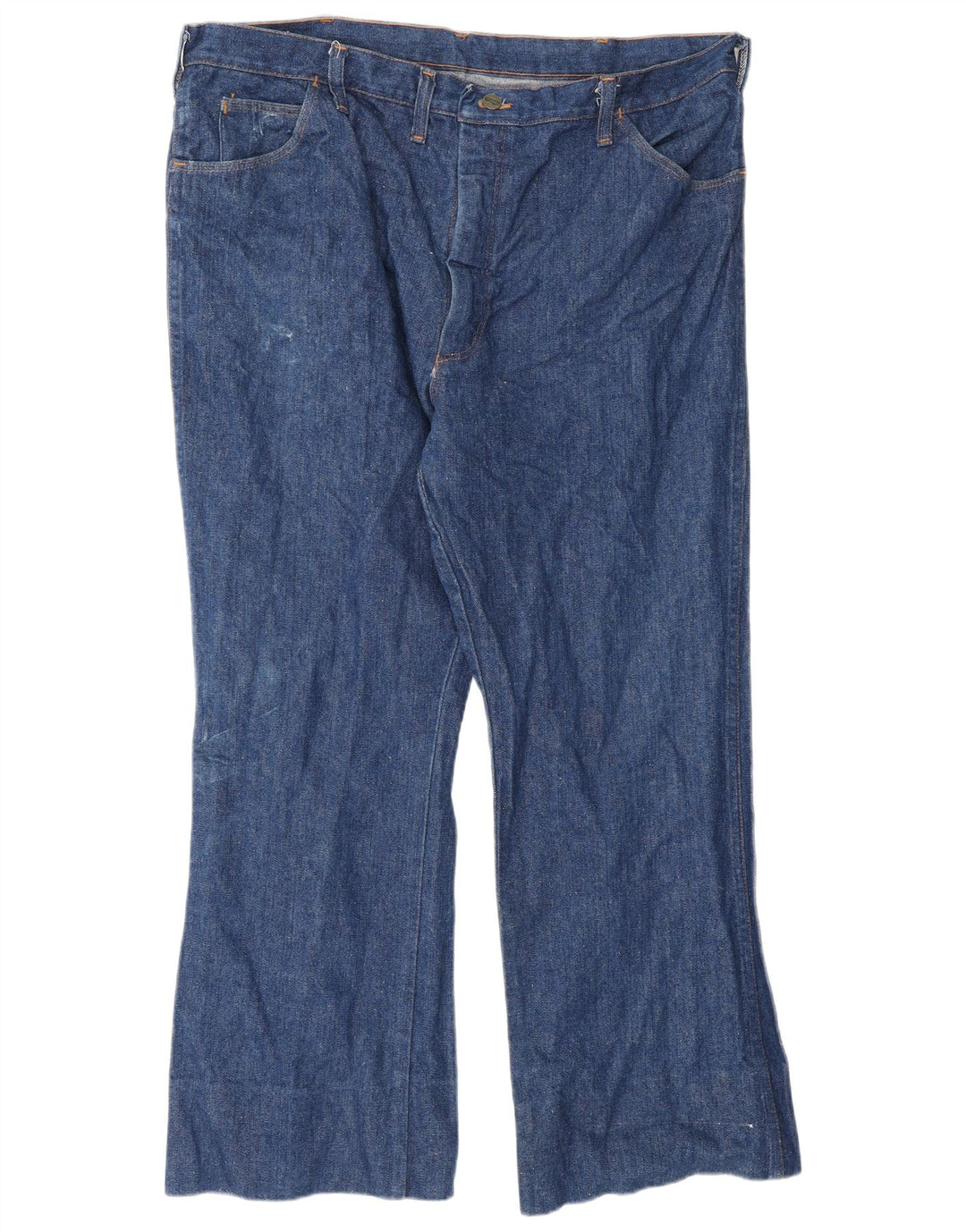 WRANGLER Damen Bootcut Jeans W42 L28 Blaue Baumwolle