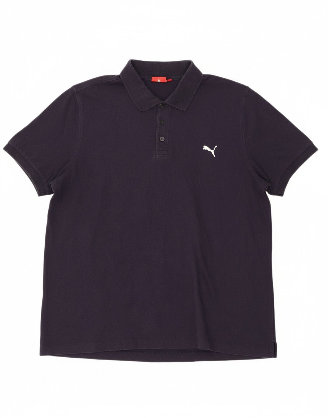 PUMA Mens Polo Shirt 2XL Navy Blue Cotton
