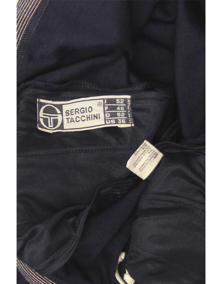 Sergio Tacchini Herren Crop Trainingshose IT 50 Large Marineblau