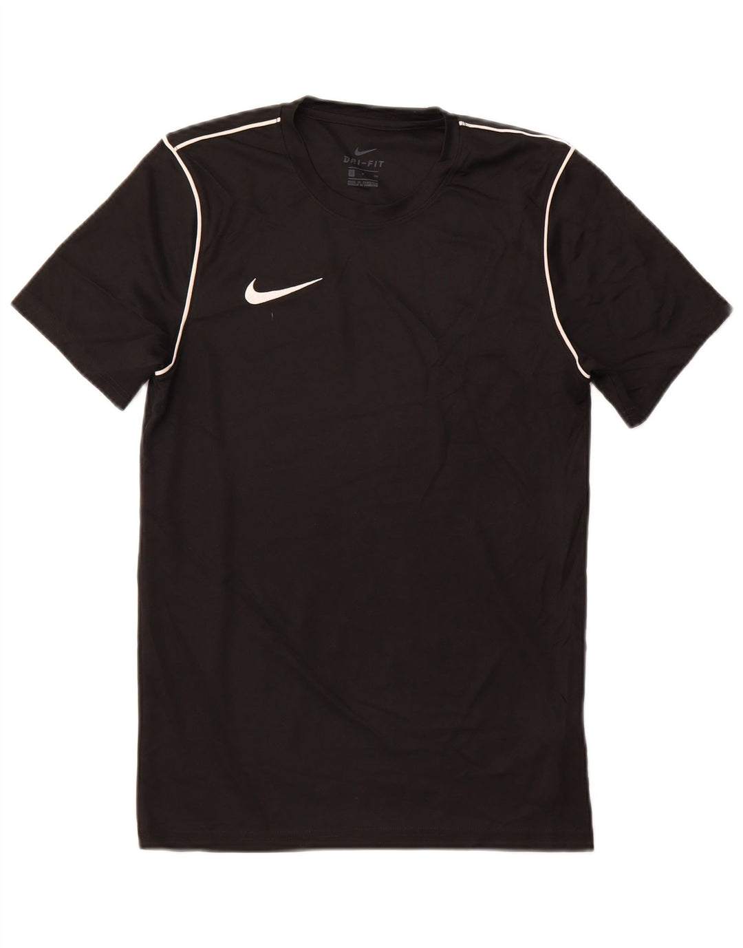 NIKE Herren Dri Fit T-Shirt Top Small Schwarz Polyester