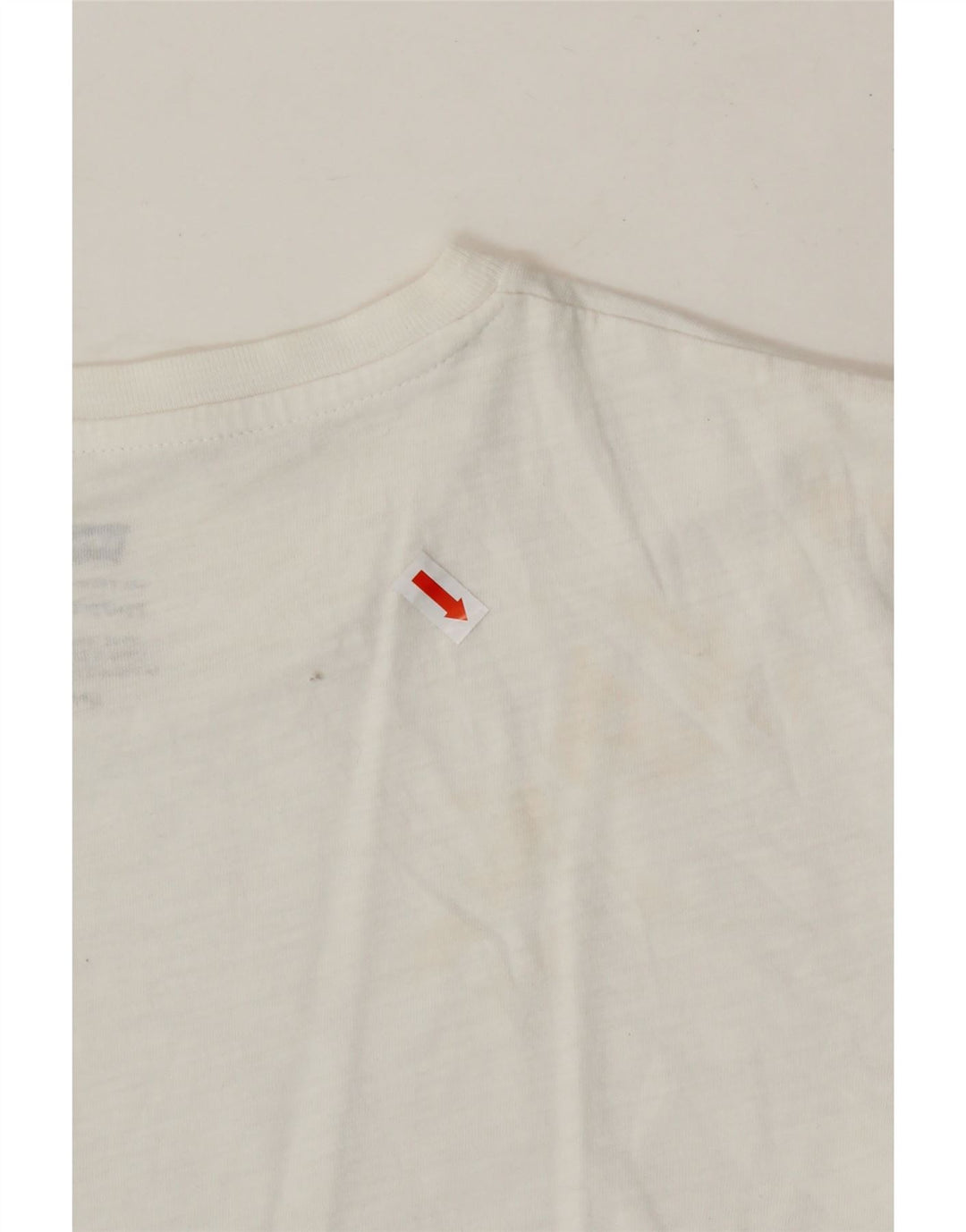LEVI'S Womens T-Shirt Top UK 10 Small White Cotton Vintage Levi's and Second-Hand Levi's from Messina Hembry 