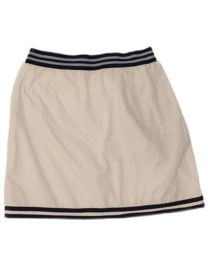 Ellesse Womens Graphic Minirock UK 10 Small W24 Weißer Farbblock