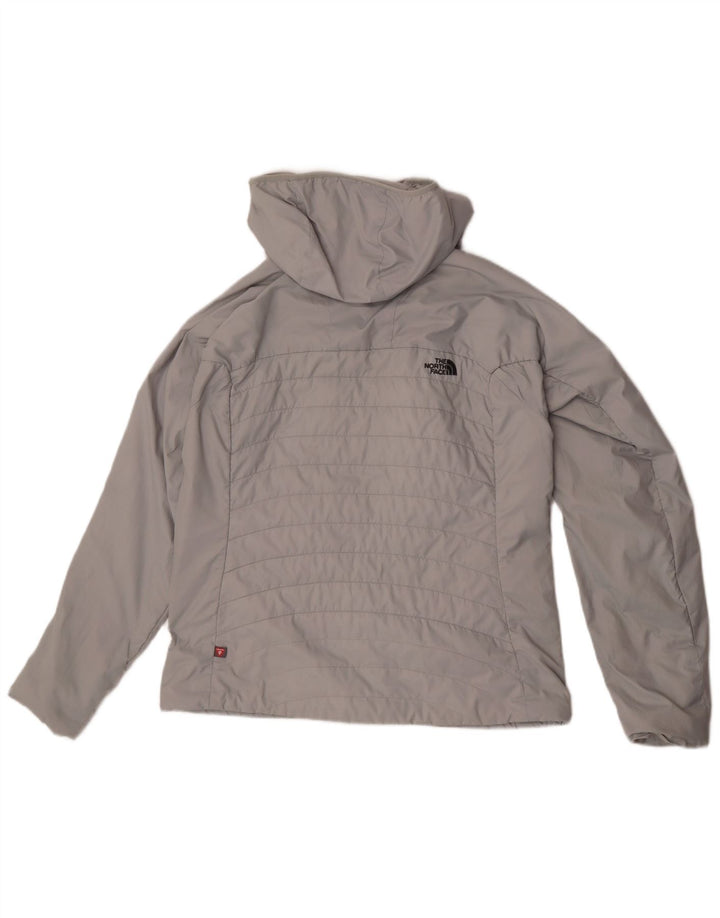 The North Face Wattierte Damenjacke mit Kapuze, UK 16, Größe L, Grau