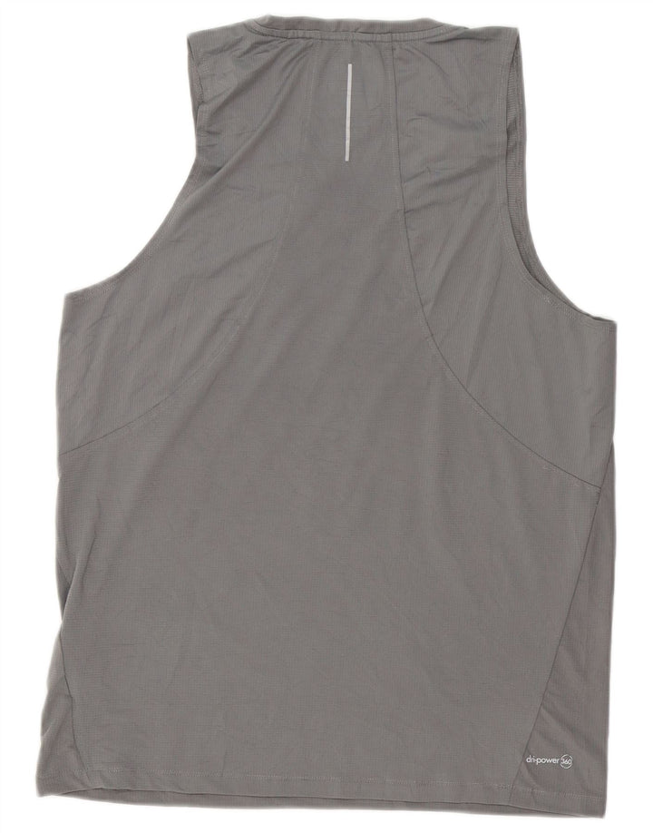 RUSSELL ATHLETIC Herren-Trägershirt UK 38/40 Mittelgraues Polyester
