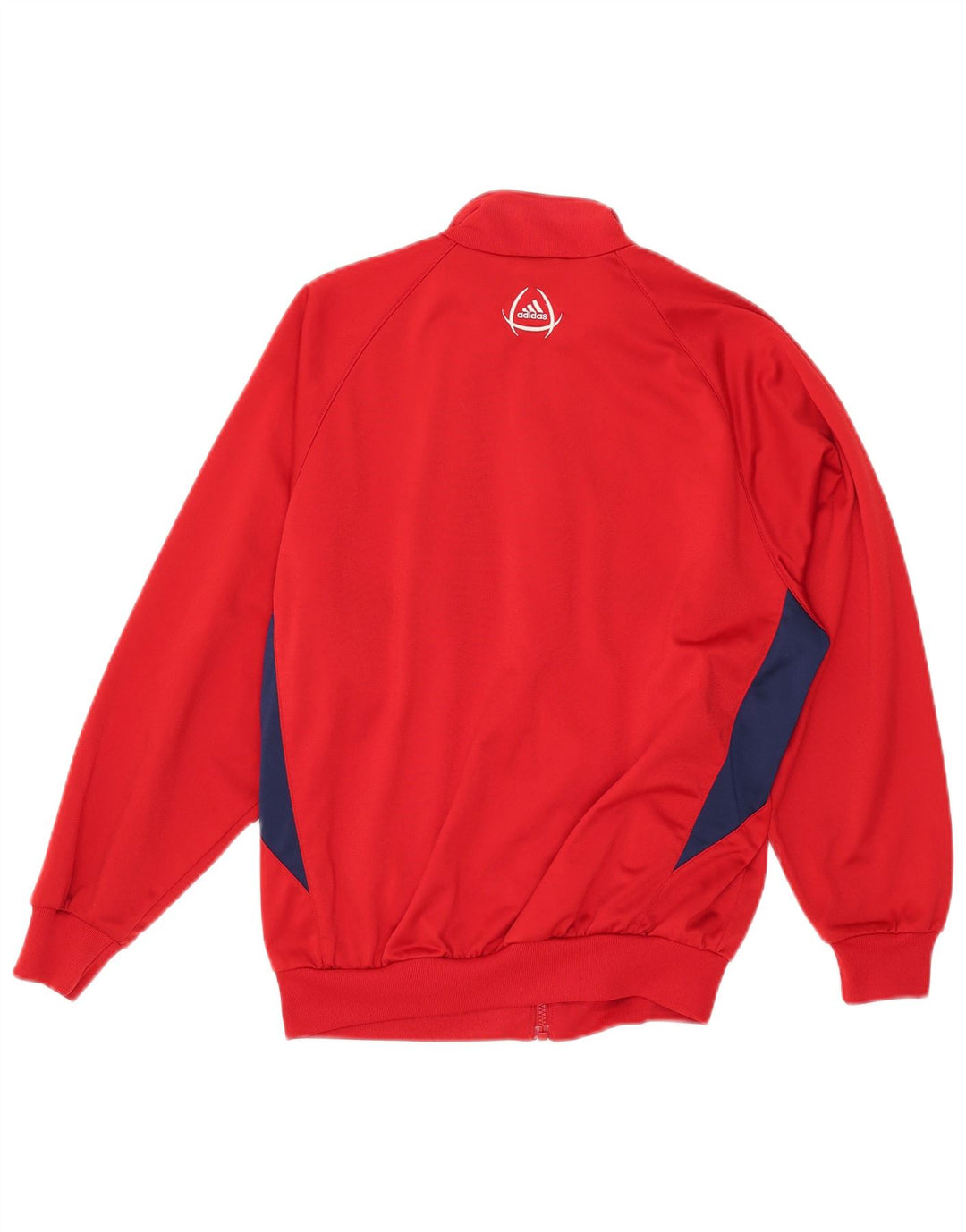 Adidas Jungen Grafik-Trainingsanzug-Top-Jacke, 13–14 Jahre, rotes Polyester