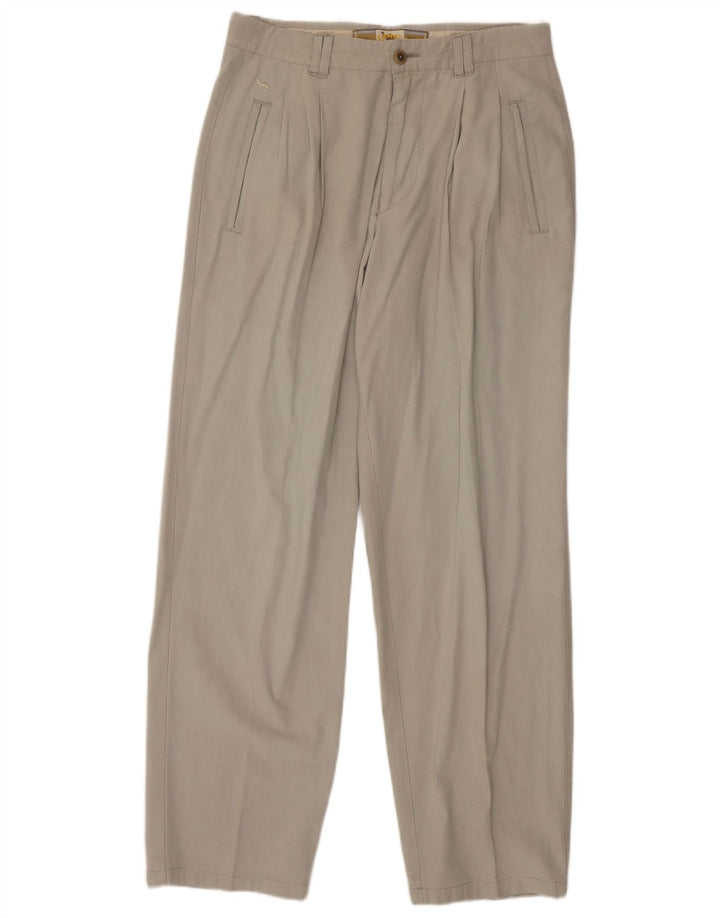 Camel Herren-Chinohose mit Pegged, Größe 48, Größe M, W32, L32, Beige, Baumwolle
