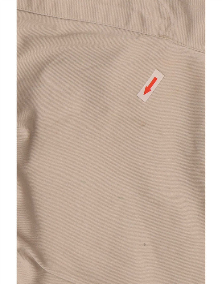 Marks & Spencer Herren Pegged Chino Shorts W36 Large Off White Cotton