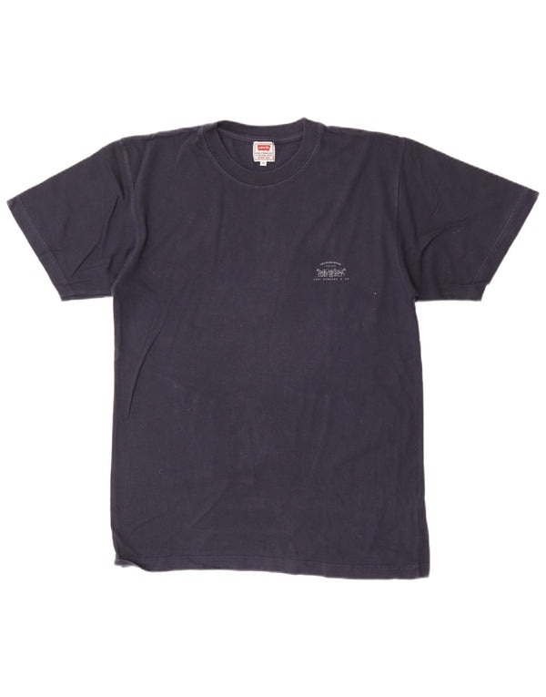 Levi's Mens T-Shirt Top Medium Navy Blue Cotton