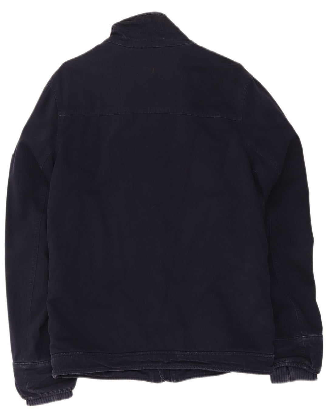 Superdry Herren Sherpa Utility Jacke UK 38 Mittelmarineblaue Baumwolle