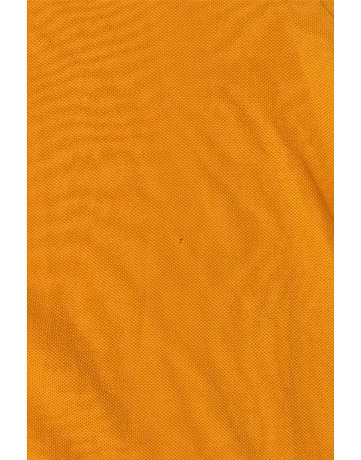Lacoste Herren-Poloshirt, Größe 4, mittelorange Baumwolle