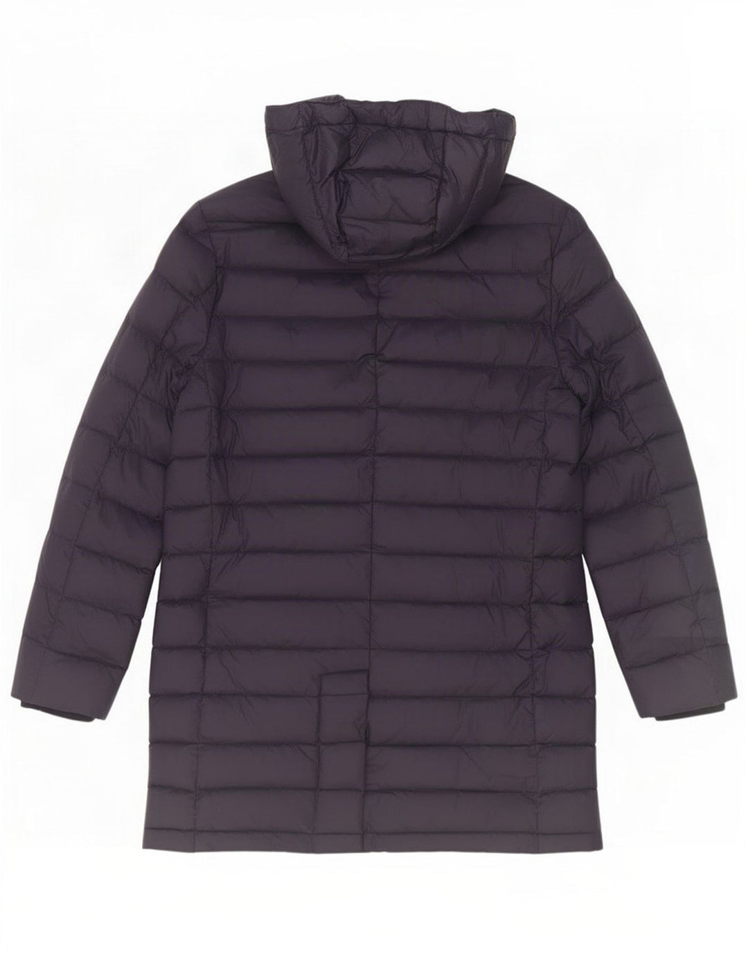 Massimo Dutti Wattierter Damenmantel mit Kapuze, UK 14, mittleres Marineblau
