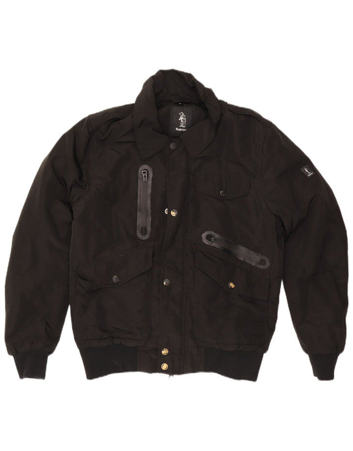 Refrigue Herren Bomberjacke UK 40 Large Schwarz