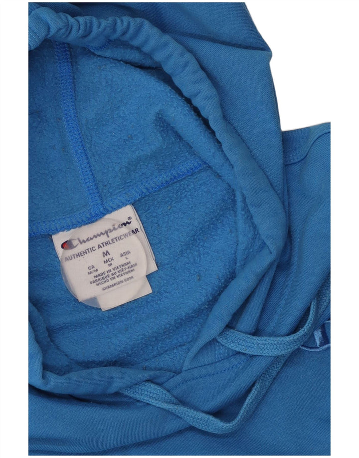 CHAMPION Herren-Kapuzenpullover aus mittelblauer Colourblock-Baumwolle
