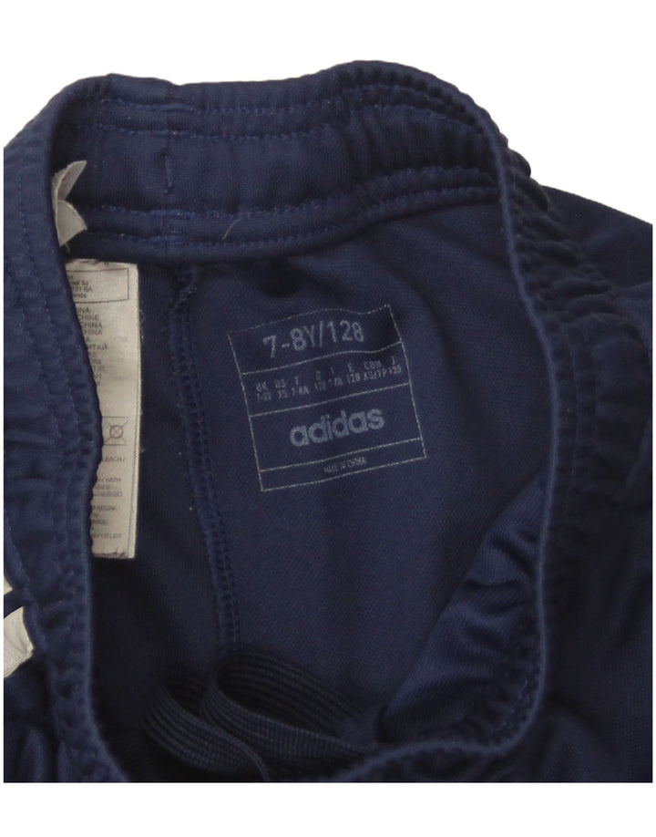 Adidas Aeroready-Trainingshose für Jungen, 7–8 Jahre, marineblaues Polyester