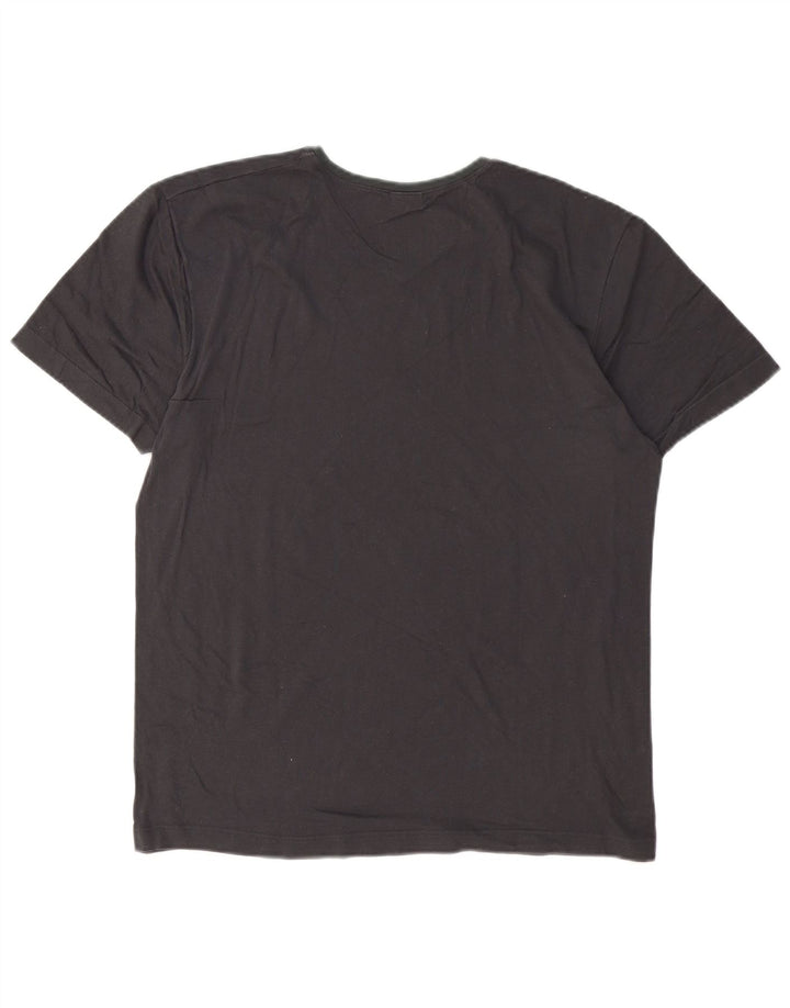 Fila Herren T-Shirt Top mittelgraue Baumwolle