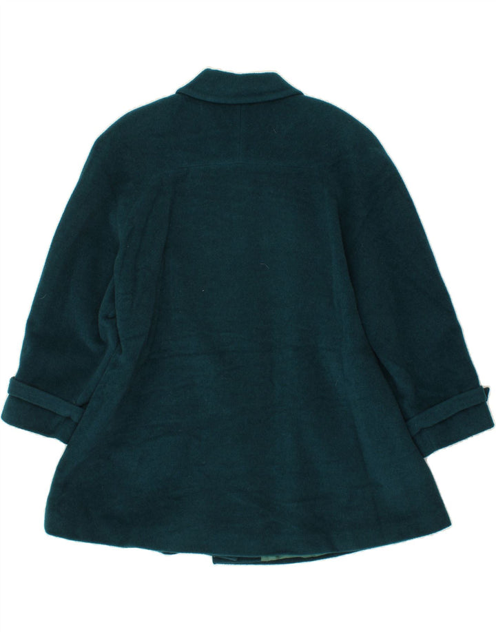 VINTAGE Womens Overcoat IT 48 XL Blue Cotton Vintage Vintage and Second-Hand Vintage from Messina Hembry 