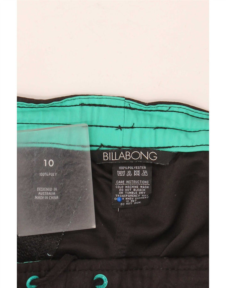 Billabong Womens Graphic Badeshorts US 10 Large Schwarz Polyester