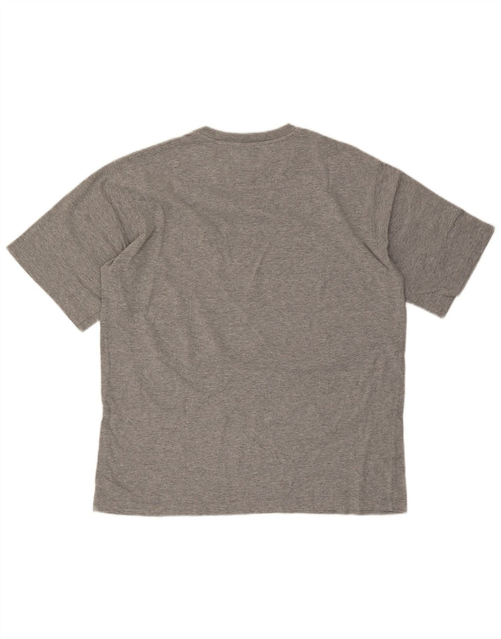 Carrera Herren T-Shirt Top 2XL Grau meliert Baumwolle