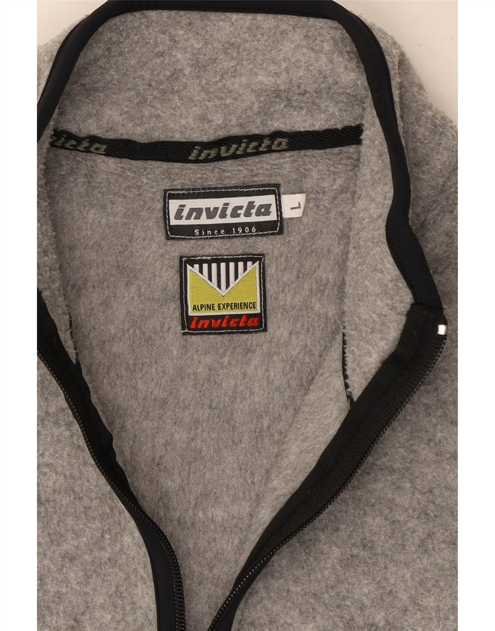 Invicta Herren Fleeceweste UK 40 Large Grau Polyester