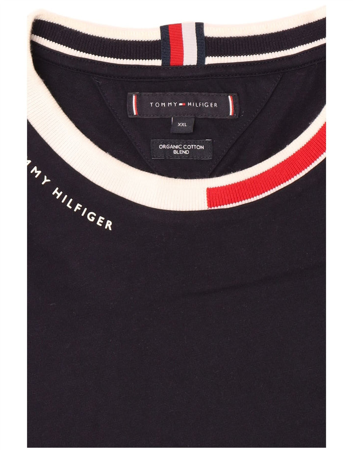 Tommy Hilfiger Herren T-Shirt Top 2XL Marineblau