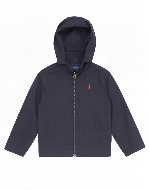 Polo Ralph Lauren Baby-Jungen-Bomberjacke mit Kapuze, 18–24 Monate, Marineblau