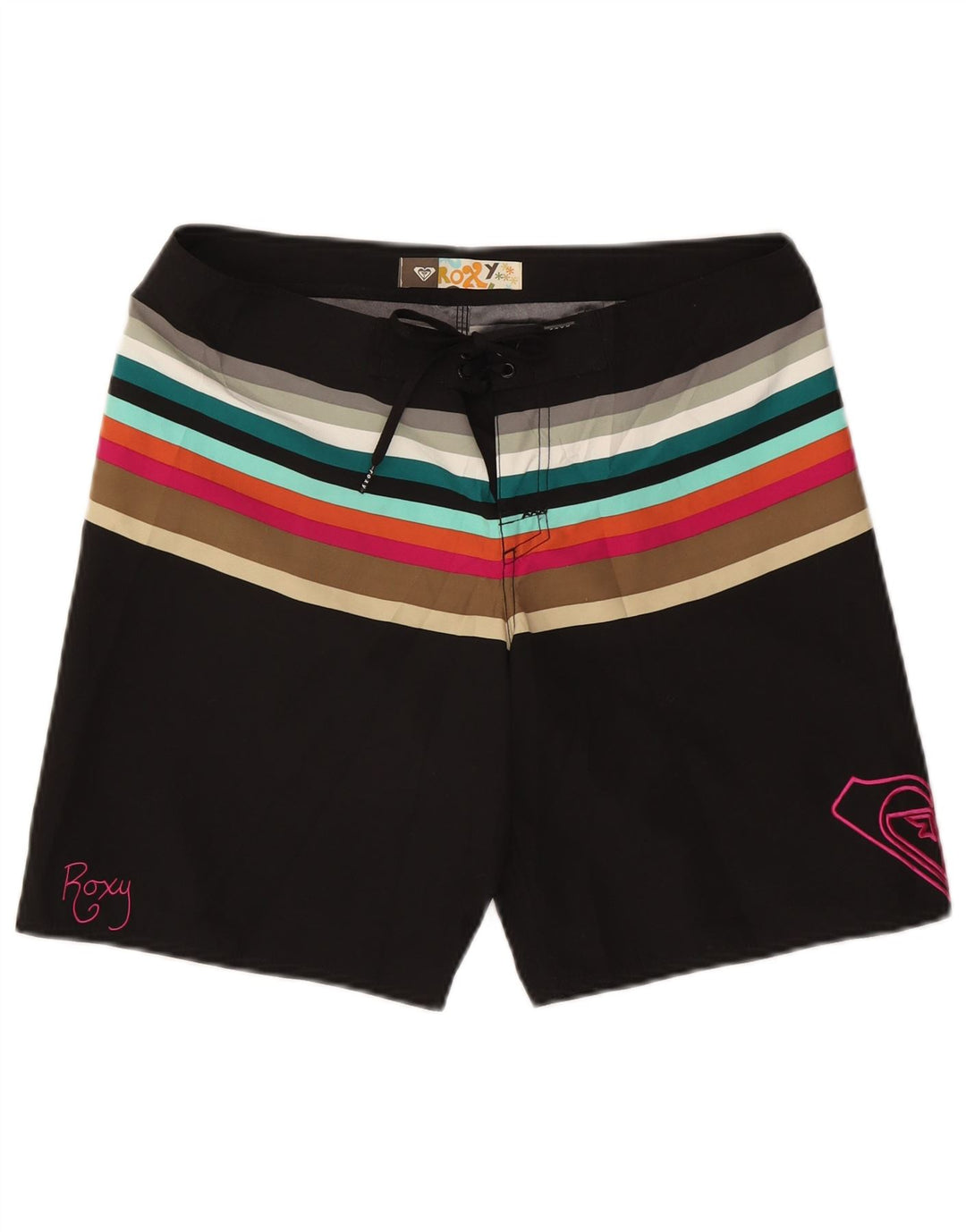 Roxy Herren-Badeshorts mit Grafik, mittelschwarz gestreift