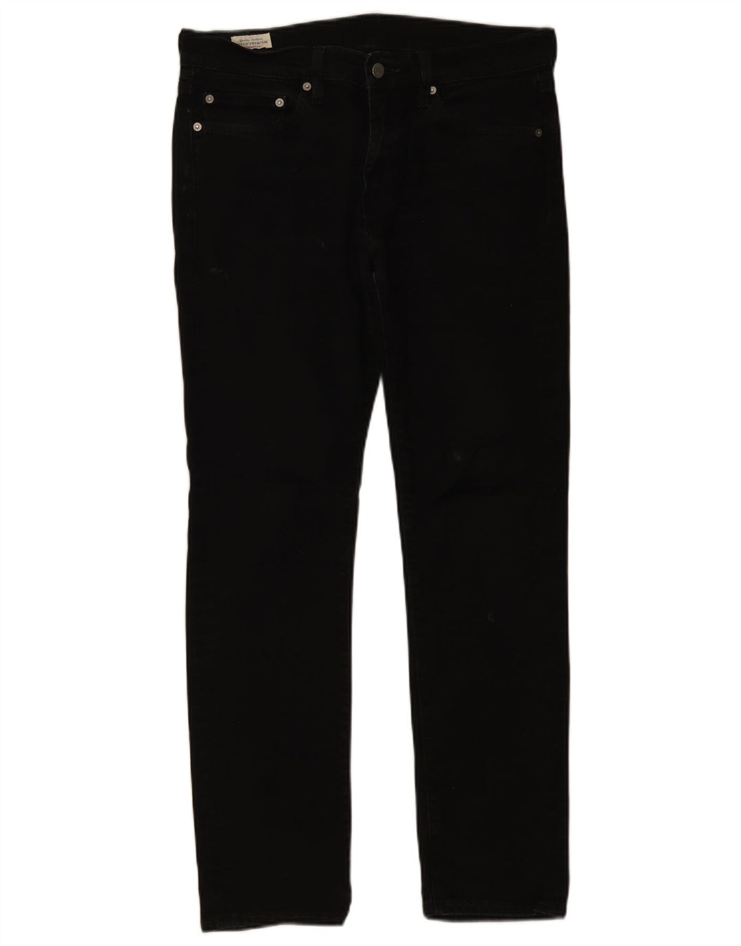 Levi's Herren 511 Slim Jeans W32 L32 schwarze Baumwolle