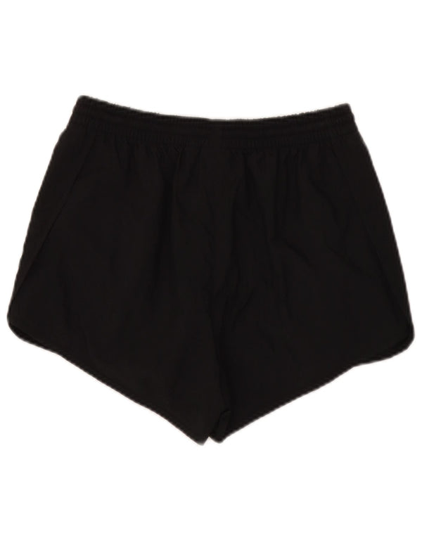 Adidas Damen Sportshorts UK 12 Medium Schwarz Polyamid
