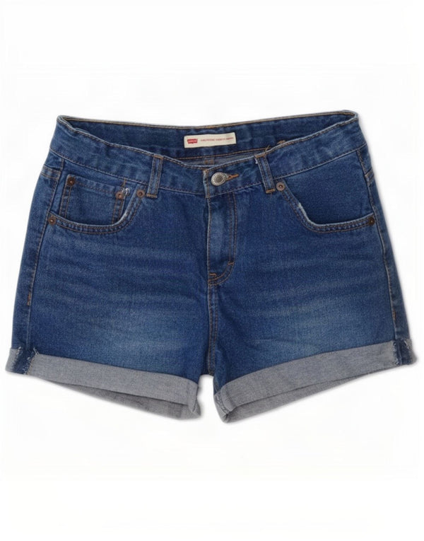 Levi's Girlfriend-Jeansshorts für Mädchen, 15–16 Jahre, W26, blaue Baumwolle