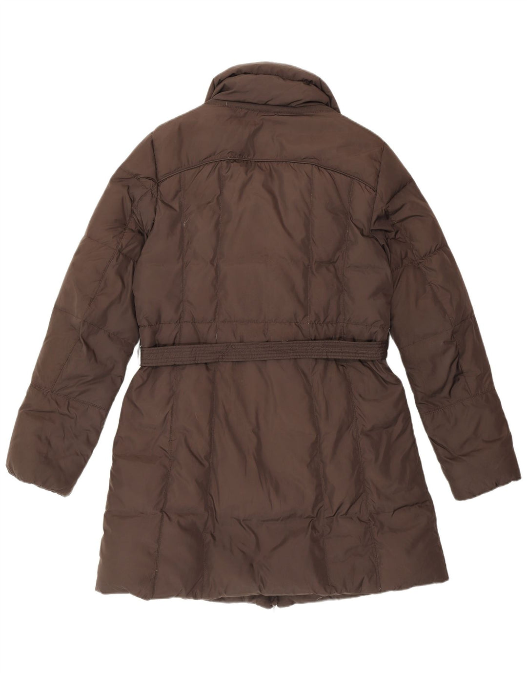 Geox Damen Wattierter Mantel UK 14 Large Braun Polyester