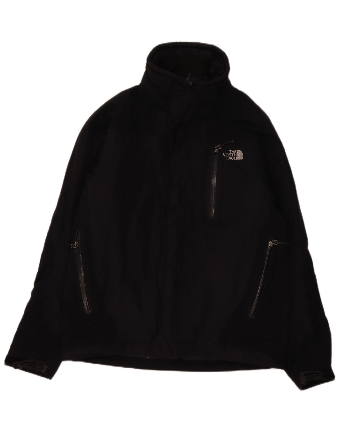 The North Face Herren-Windbreaker-Jacke, UK 38, mittelschwarzes Nylon