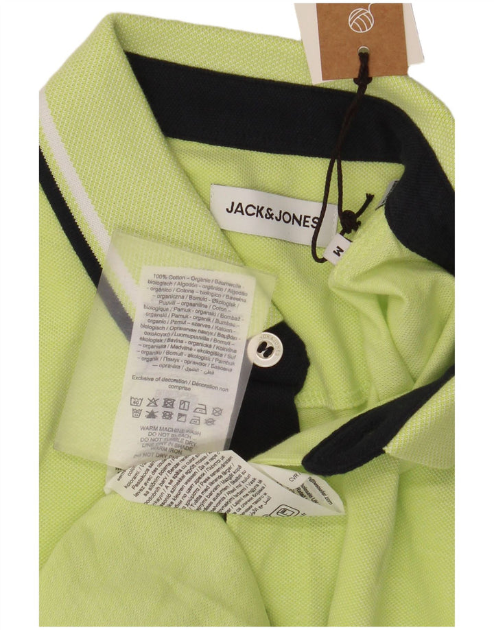 Jack & Jones Herren-Poloshirt aus mittelgrüner Baumwolle