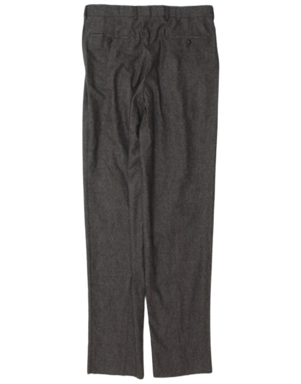 Basile Mens Pegged Suit Hose IT 48 Medium W32 L37 Graue Wolle