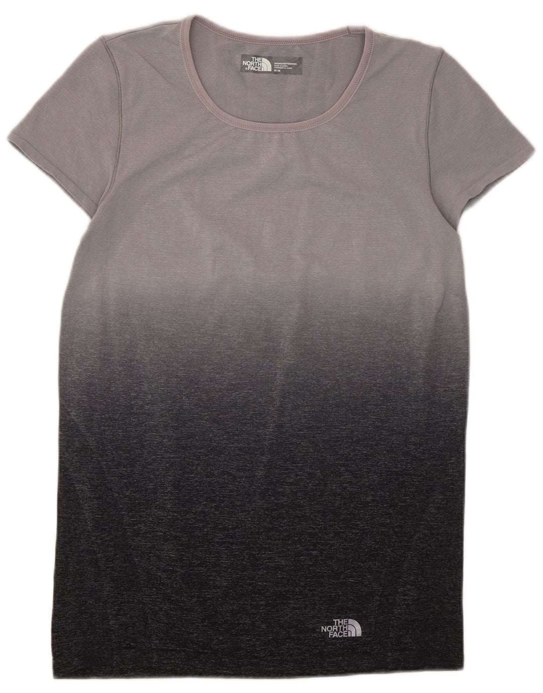 The North Face Damen T-Shirt Top UK 12 Mittelgrau Farbblock