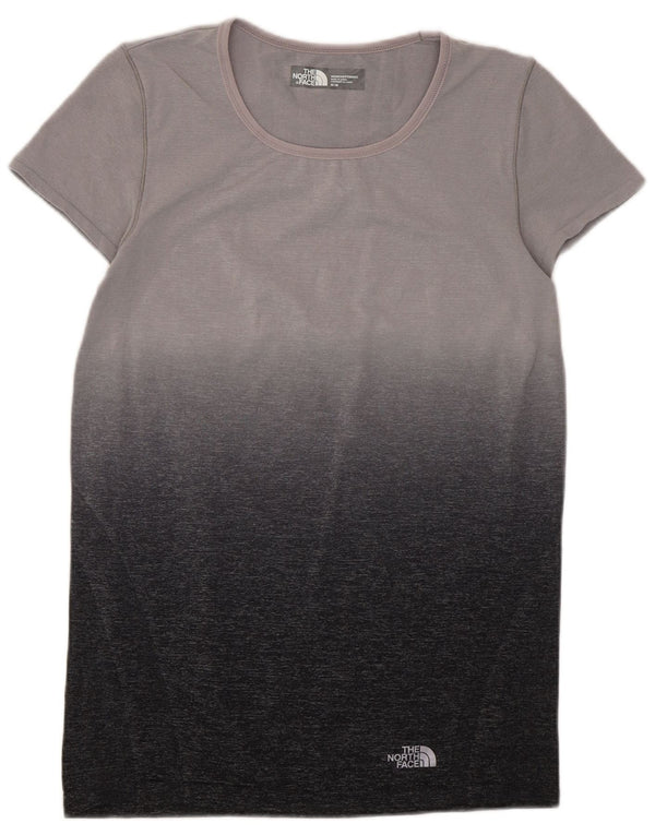 The North Face Damen T-Shirt Top UK 12 Mittelgrau Farbblock