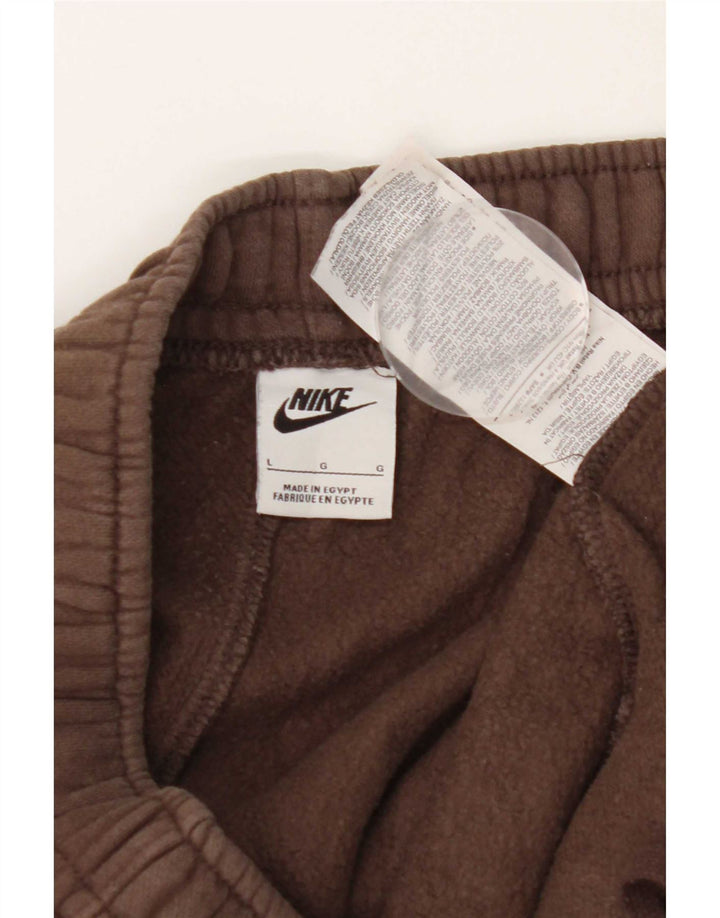 Nike Herren-Trainingshose, Jogginghose, groß, braune Baumwolle