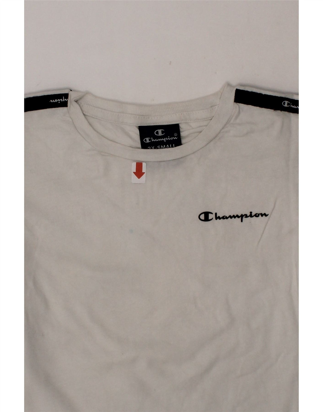 CHAMPION Boys Graphic T-Shirt Top 3-4 Years 2XS White Vintage Champion and Second-Hand Champion from Messina Hembry 