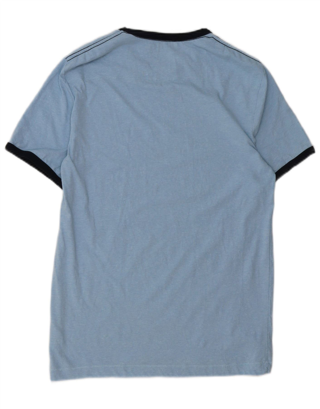 FRENCH CONNECTION Herren T-Shirt Top Small Blau Baumwolle