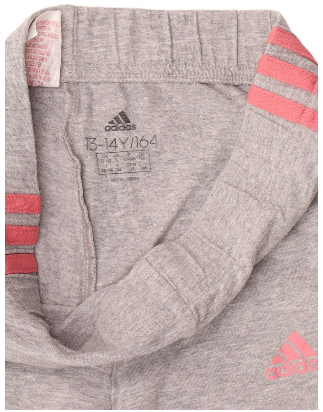 Adidas Mädchen Leggings 13-14 Jahre Grau