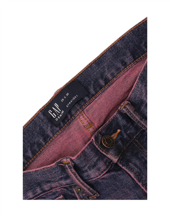 GAP Mens Straight Jeans W29 L30 Purple Cotton