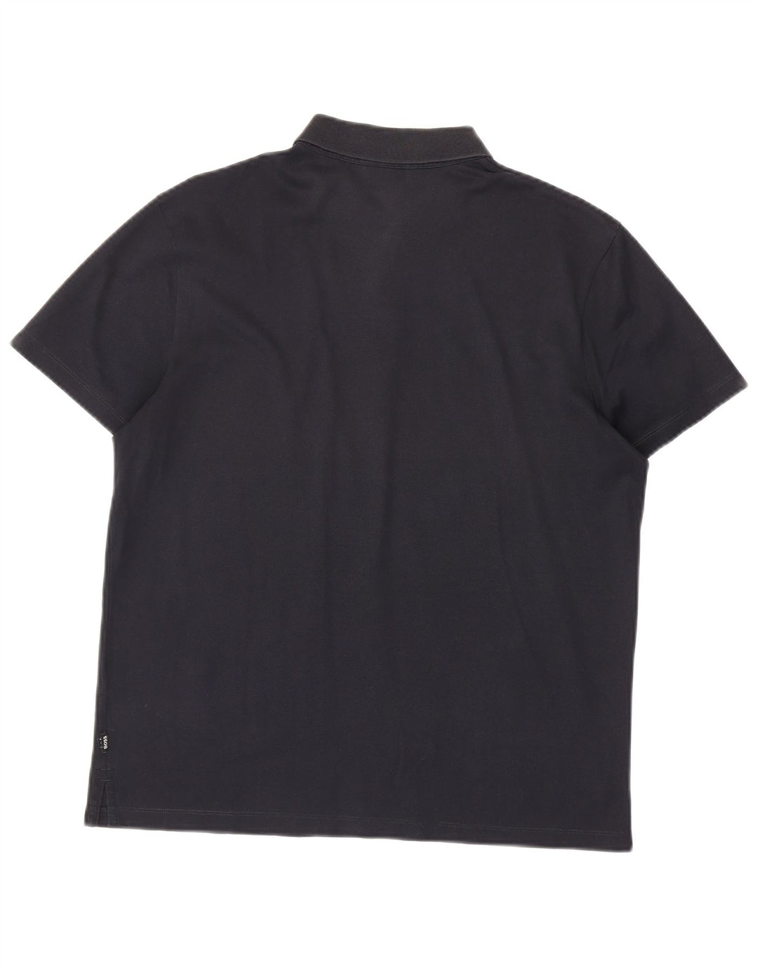 Hugo Boss Herren-Poloshirt mit normaler Passform, Mittelschwarz