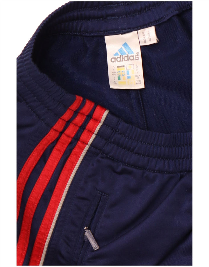 ADIDAS Herren-Trainingshose, Jogginghose, XL, Marineblau, Farbblock-Polyester