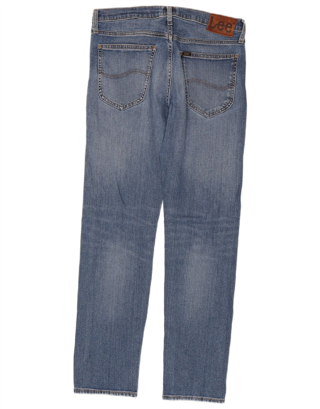 Lee Herren Slim Jeans W32 L32 Blaue Baumwolle
