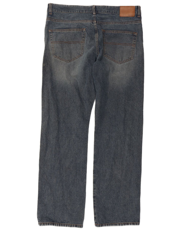 Gant Herren Jason Regular Fit Straight Jeans W36 L32 Blaue Baumwolle