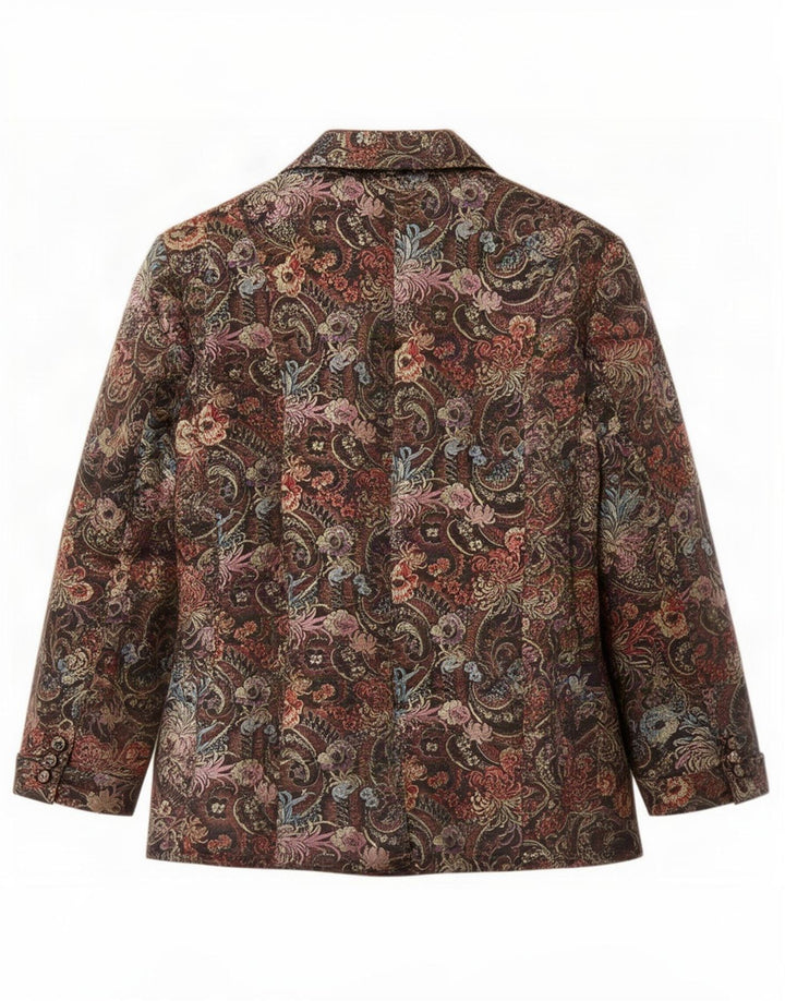 Dream Keeper Longline-Blazer für Damen, Gr. 10, klein, mehrfarbig, mit Blumenmuster