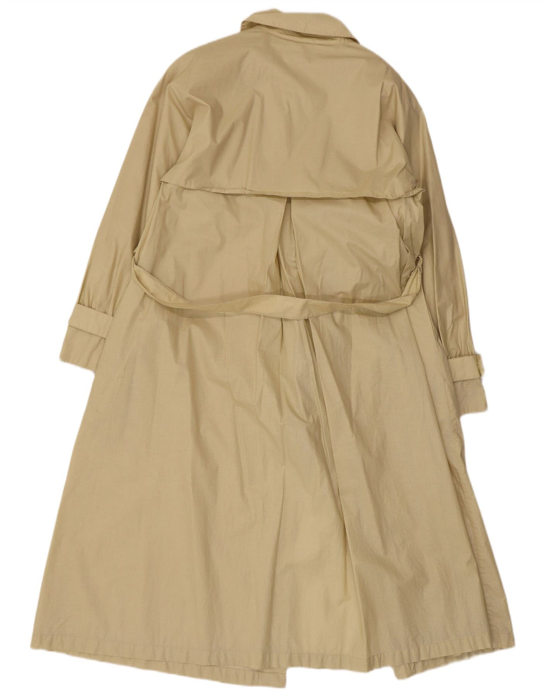 Herno Damen Trenchcoat UK 12 Mittelbeige Baumwolle
