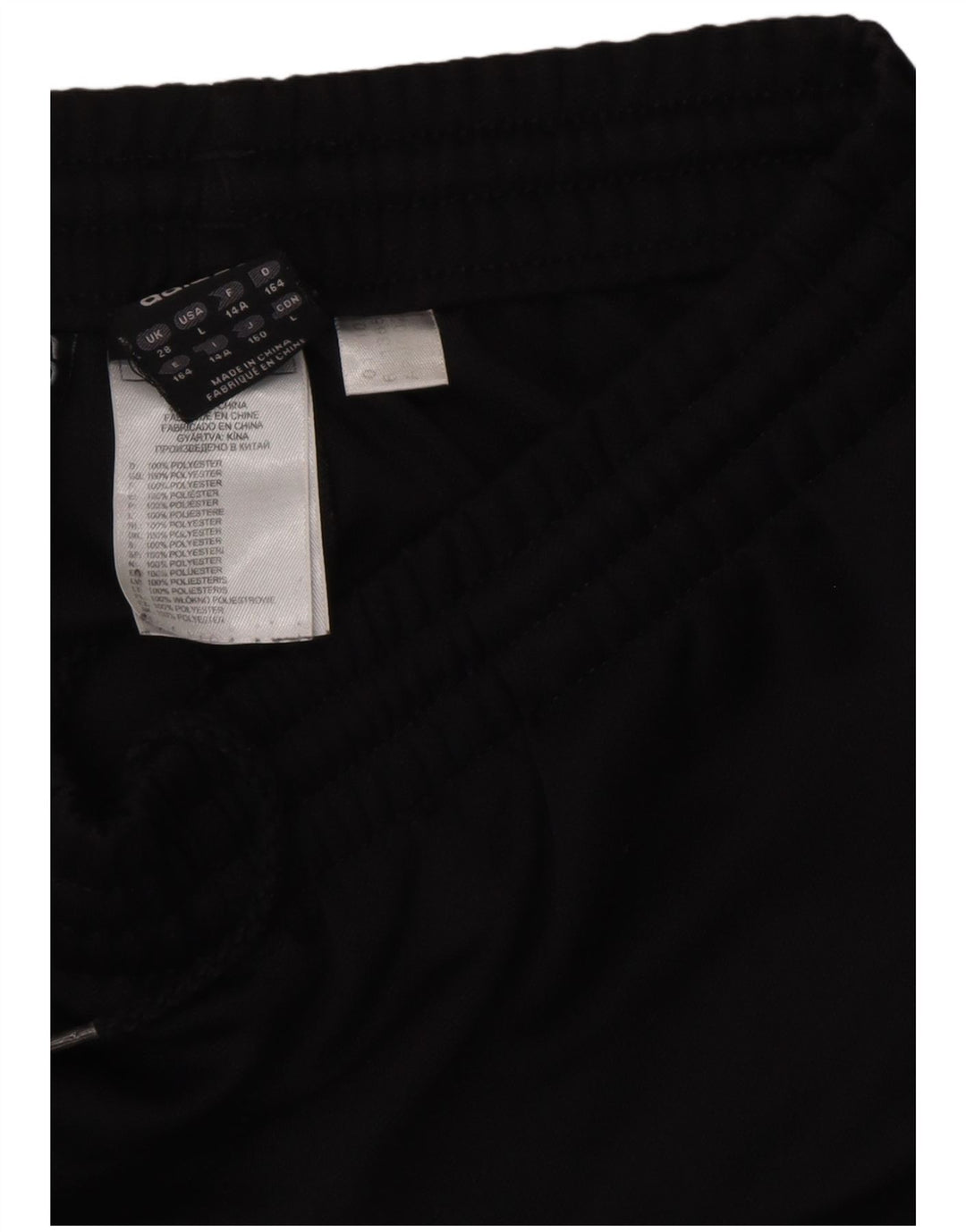 Adidas Trainingshose für Jungen, 13–14 Jahre, schwarzes Polyester