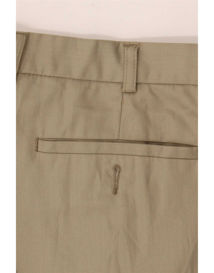 Marks & Spencer Herren-Anzughose mit Pegged-Anzug, W36, L31, beige, Polyester