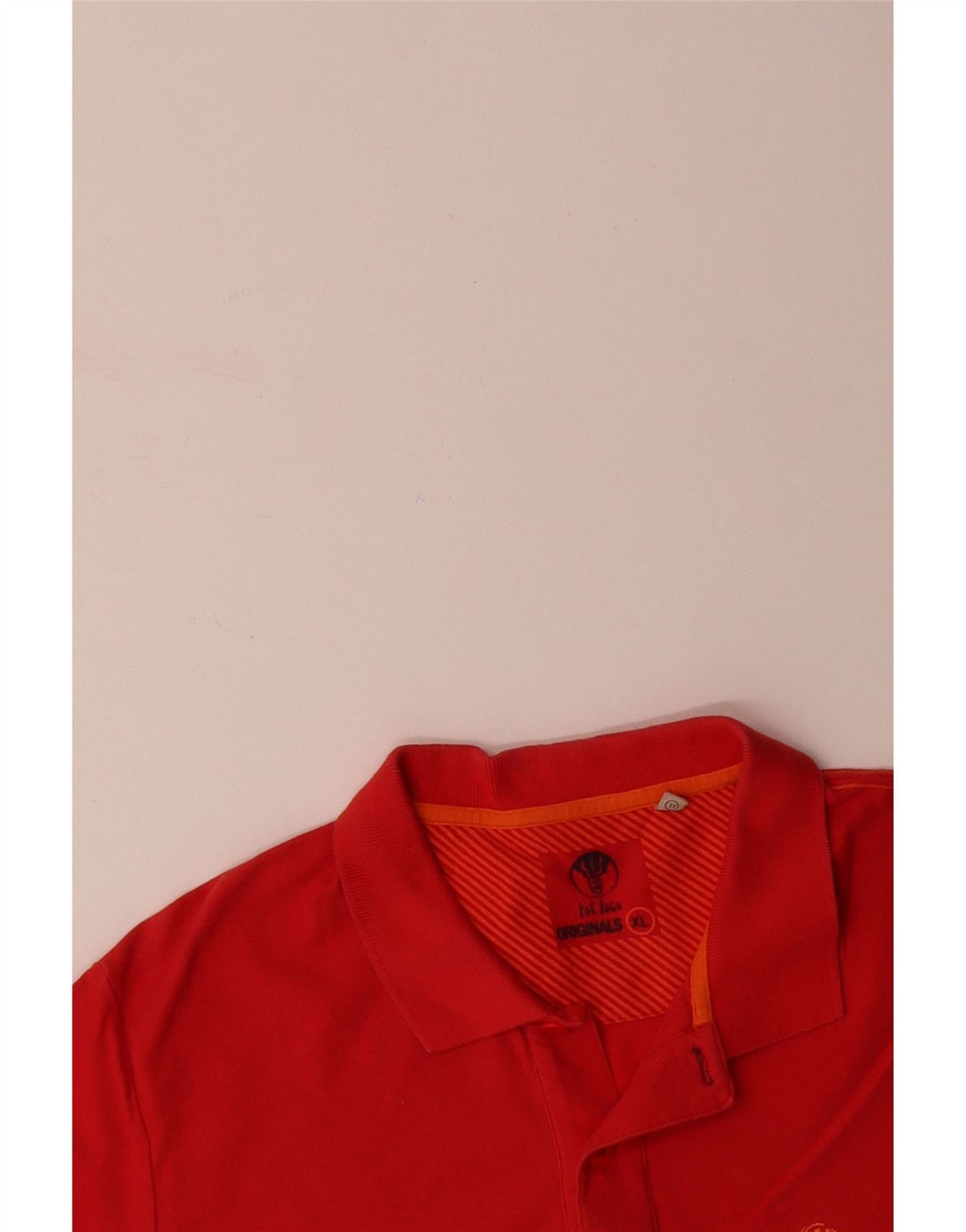 FAT FACE Mens Polo Shirt XL Red Cotton